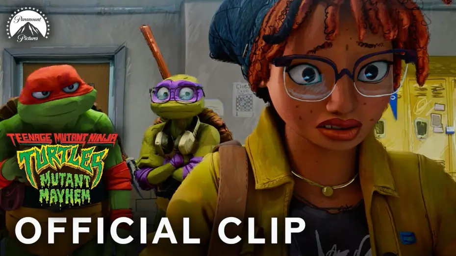 Wideo do filmu Wojownicze żółwie ninja: Zmutowany chaos — The Turtles Find Out April’s High School Nickname