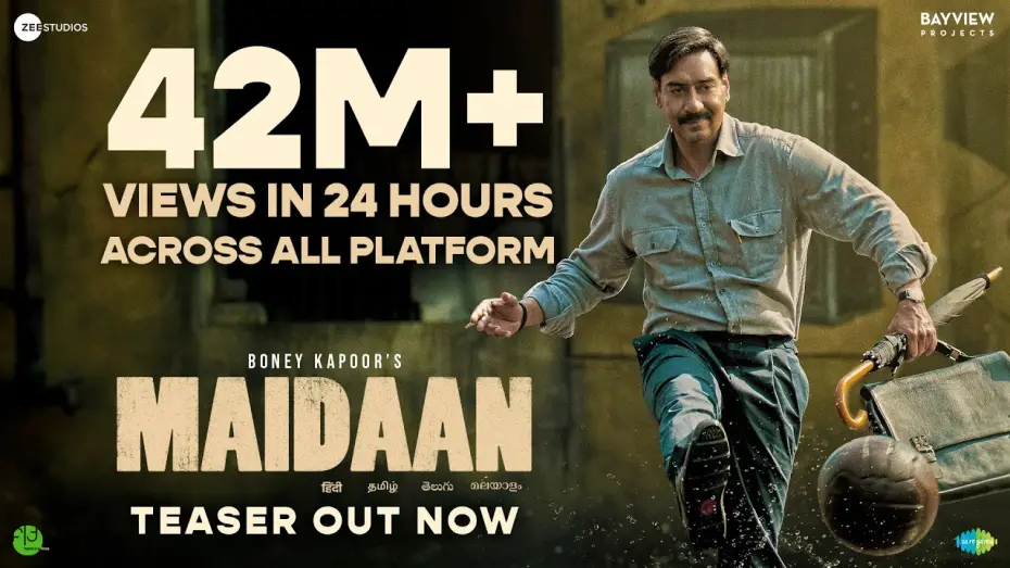 Wideo do filmu मैदान — Maidaan Teaser | Ajay Devgn | Amit Sharma | Boney Kapoor | A.R. Rahman | Fresh Lime Films | June 23