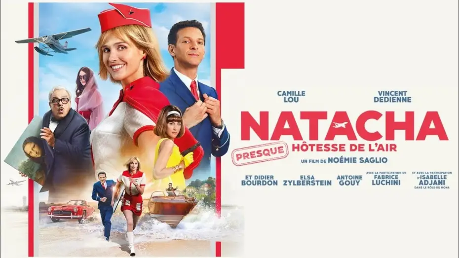 Wideo do filmu Natacha (presque) hôtesse de l'air — NATACHA (PRESQUE) HÔTESSE DE L'AIR - Bande Annonce 2025 - Isabelle Adjani, Camille Lou, D. Bourdon