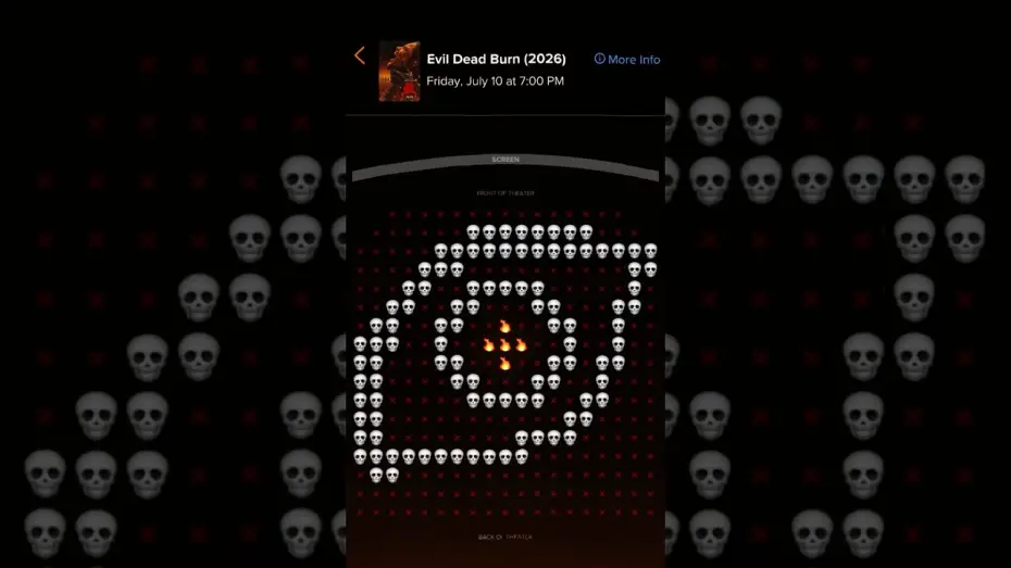 Wideo do filmu Evil Dead Burn — In this place, every seat is the hot seat.