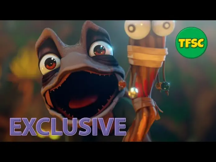 Wideo do filmu O czym marzą zwierzęta — Behind the Scenes: Yarra the kooky Lizard in The Wishmas Tree