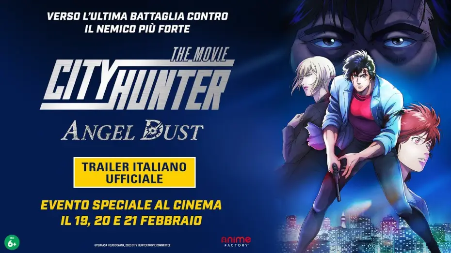 Wideo do filmu 劇場版シティーハンター 天使の涙(エンジェルダスト) — City Hunter the Movie: Angel Dust - Trailer Italiano Ufficiale