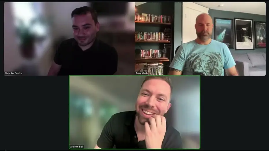 Wideo do filmu Bleeding — Interview with Andrew Bell & Nicholas Santos