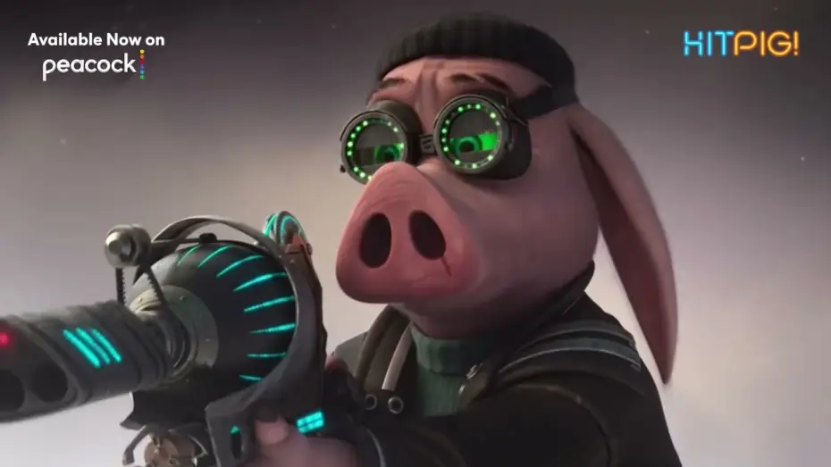 Wideo do filmu Hitpig! Świniak zawodowiec — Now Streaming on Peacock – Jason Sudeikis and RuPaul Bring the Nuclear Fun!