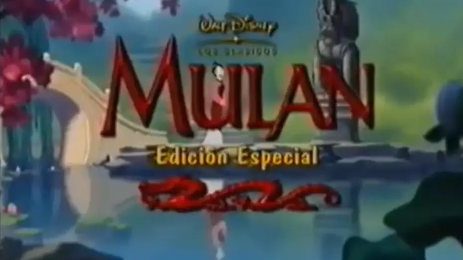 Wideo do filmu Mulan — Mulan: Edición Especial (Tráiler en Vídeo y DVD)