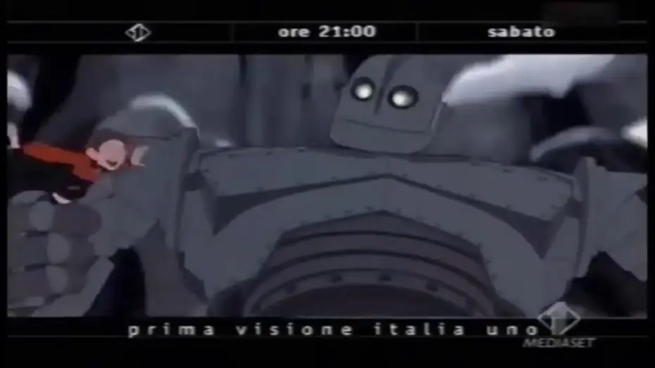 Wideo do filmu Stalowy gigant — Il gigante di ferro - Promo Italia 1 [2003]