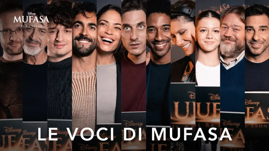 Wideo do filmu Mufasa: Król Lew — Mufasa: Il Re Leone | Featurette | Le Voci di Mufasa: Il Re Leone