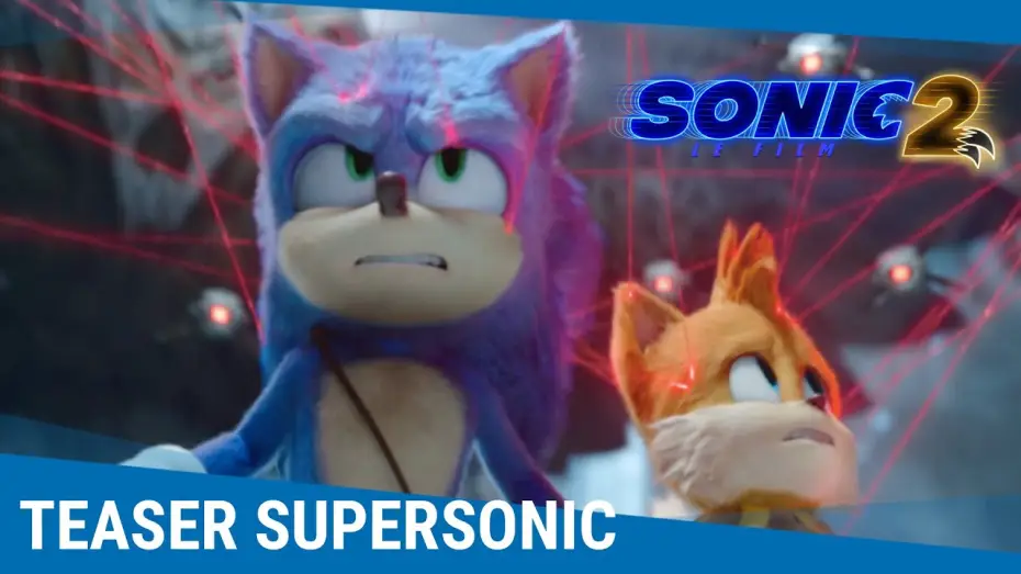 Wideo do filmu Sonic 2. Szybki jak błyskawica — SONIC 2 - Teaser supersonic [Au cinéma le 30 mars]