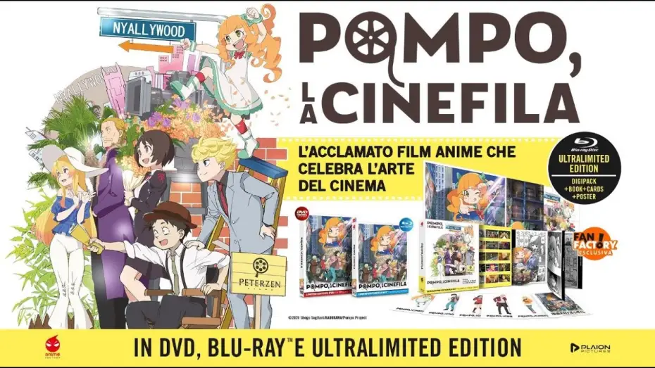 Wideo do filmu Eiga daisuki Pompo-san — Pompo, la cinefila - Disponibile in home video