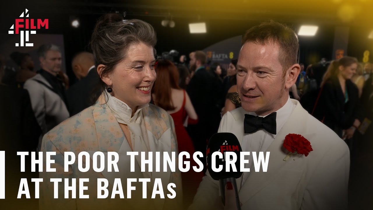 Wideo do filmu Biedne istoty — Walk the BAFTA red carpet with the crew of Poor Things
