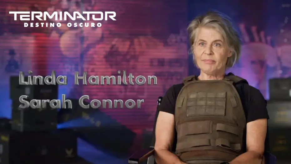 Wideo do filmu Terminator: Mroczne przeznaczenie — Terminator - Destino Oscuro | Intervista a Linda Hamilton | 20th Century Fox 2019