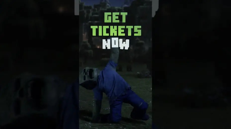 Wideo do filmu Minecraft. Film — It’s time to mob to the theater for #MinecraftMovie!