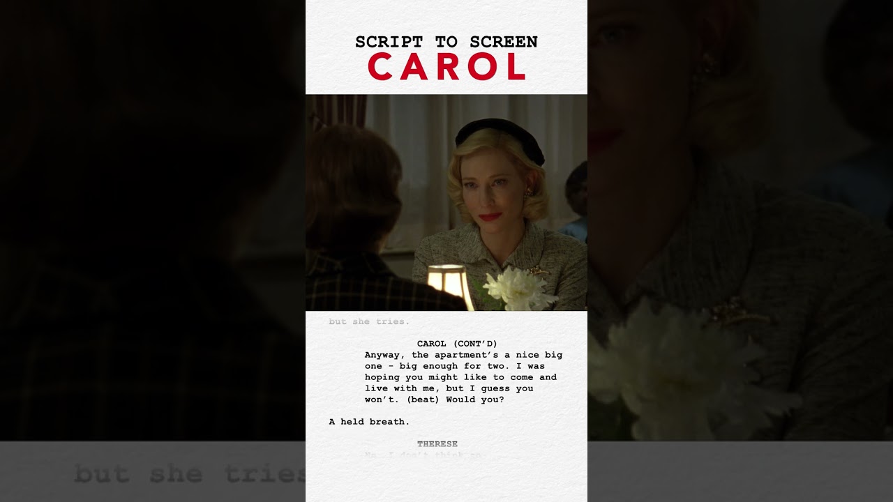 Wideo do filmu Carol — Script to Scene