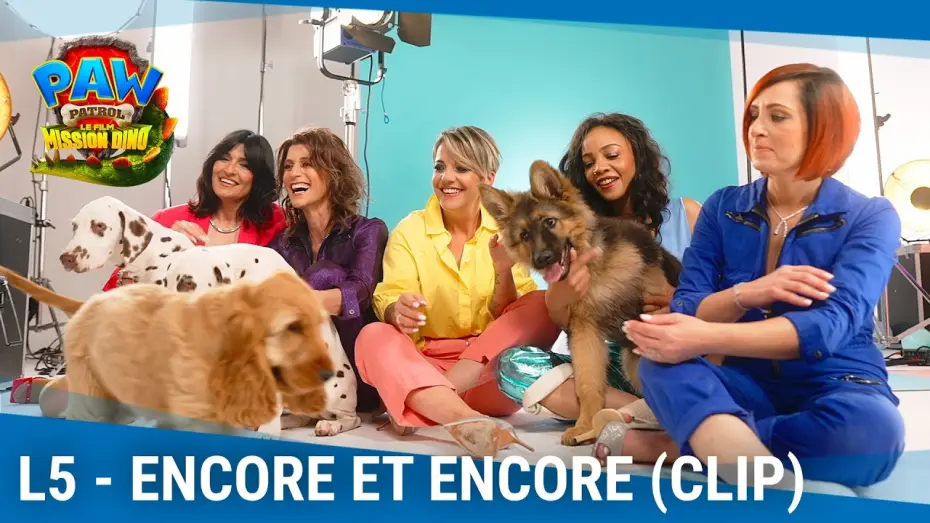 Wideo do filmu Psi Patrol i Dinozaury — L5 : Encore et encore - Clip officiel [La Pat’ Patrouille – Le film : Mission Dino]