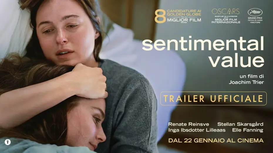 Wideo do filmu Wartość sentymentalna — SENTIMENTAL VALUE di Joachim Trier - Grand Prix a Cannes, 8 nomination Golden Globes |Trailer ITA HD