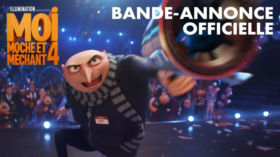 Wideo do filmu Gru i Minionki: Pod przykrywką — Moi, Moche et Méchant 4 - Bande annonce VF [Au cinéma le 3 juillet]