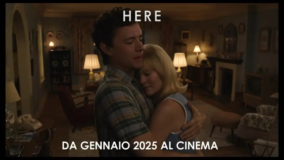 Wideo do filmu Here. Poza czasem — HERE | da gennaio 2025 al cinema