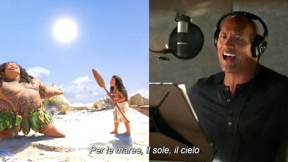 Wideo do filmu Vaiana: Skarb oceanu — Oceania - Dwayne "The Rock" Johnson è Maui - Featurette