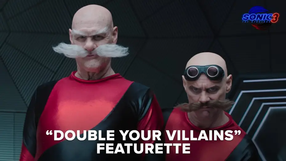 Wideo do filmu Sonic 3. Szybki jak błyskawica — "Double Your Villains" Featurette