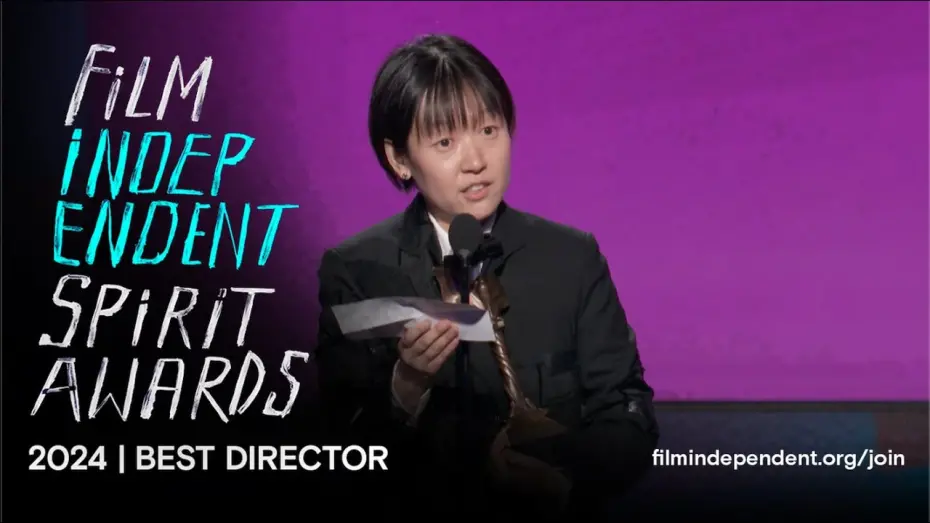 Wideo do filmu Poprzednie życie — CELINE SONG wins BEST DIRECTOR at the 2024 Film Independent Spirit Awards