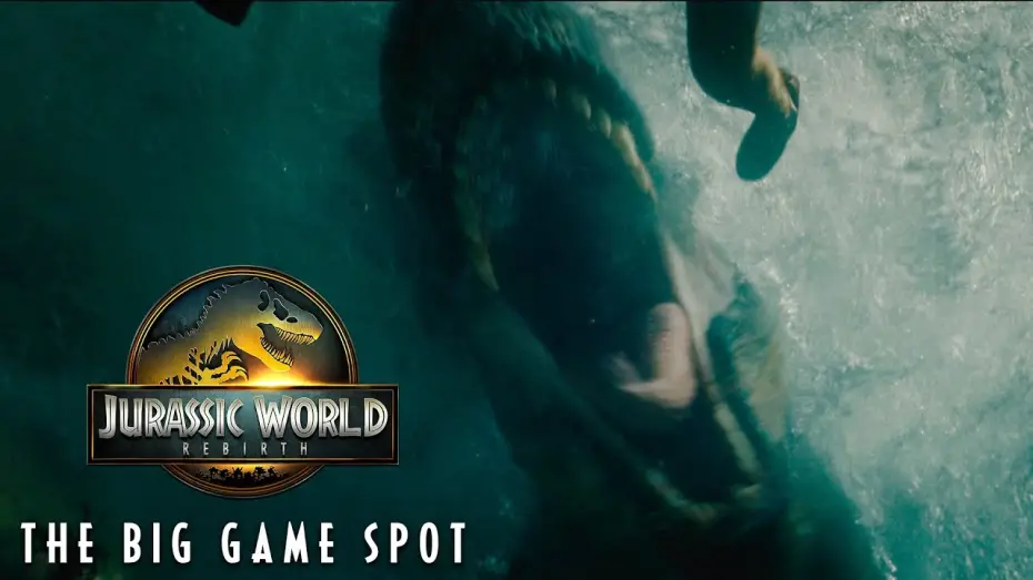 Wideo do filmu Jurassic World. Odrodzenie — The Big Game Spot