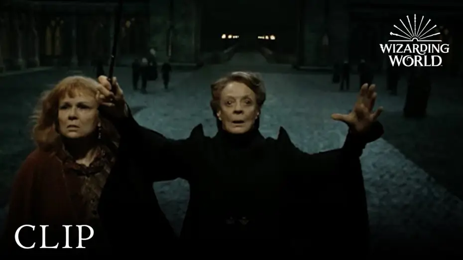 Wideo do filmu Harry Potter i Insygnia Śmierci: Część II — Professor McGonagall Protects Hogwarts