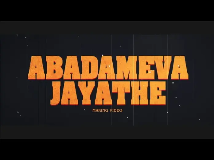 Wideo do filmu Abadameva Jayathe — Abadameva Jayathe making video | K Karthikeyan Santosh | Sushanth Yashki | Master vikas