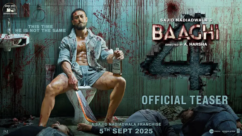 Wideo do filmu बाघी ४ — Baaghi 4 Teaser | Tiger, Sanjay, Harnaaz, Sonam | Sajid Nadiadwala | A.Harsha | In Cinemas 5th Sept