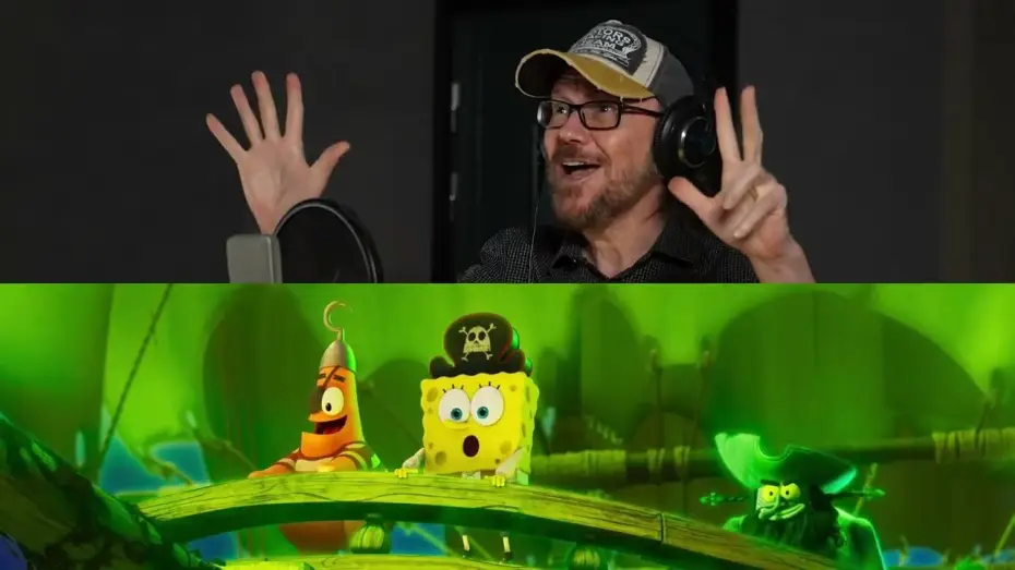 Wideo do filmu SpongeBob: Klątwa pirata — Doblaje con Santiago Segura