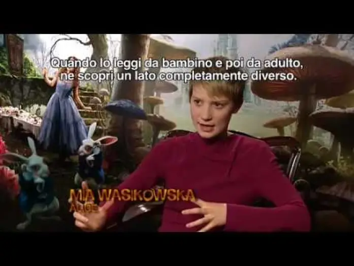 Wideo do filmu Alicja w Krainie Czarów — ALICE IN WONDERLAND - Featurette "Il Film"