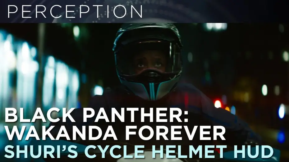 Wideo do filmu Czarna Pantera: Wakanda w moim sercu — Shuri's Motorcycle Helmet HUD