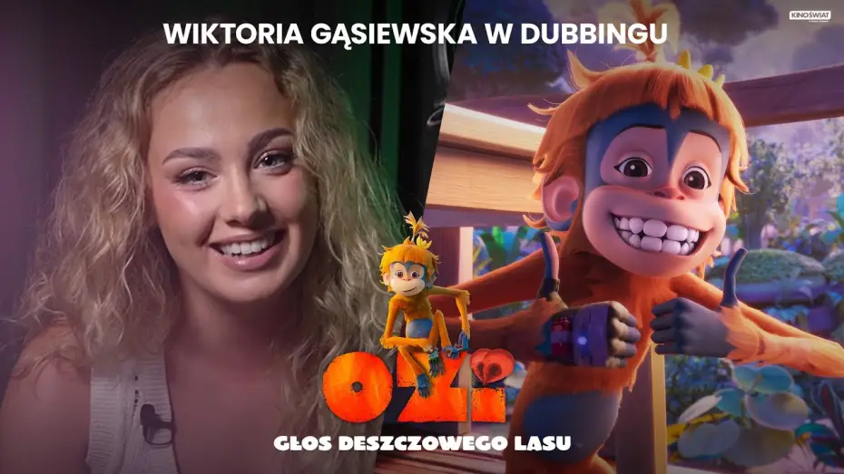 Wideo do filmu Ozi: Głos deszczowego lasu — Wiktoria Gąsiewska w dubbingu