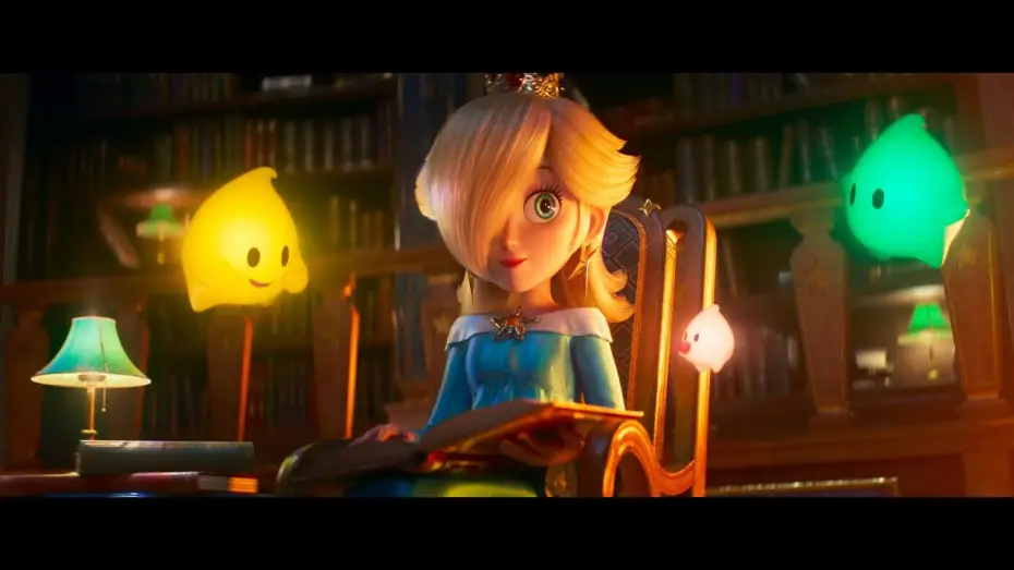 Wideo do filmu Super Mario  Galaxy. Film — Brie Larson Voices Rosalina
