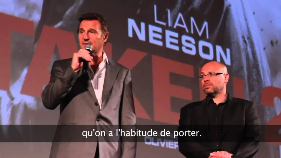 Wideo do filmu Uprowadzona 2 — TAKEN 2 - Avant-première mondiale à Paris