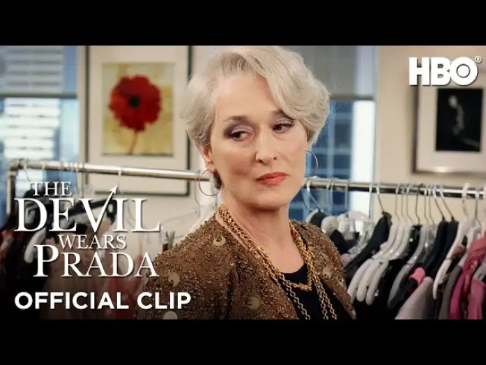 Wideo do filmu Diabeł ubiera się u Prady — Miranda Priestly Educates Andy About Her Cerulean Sweater