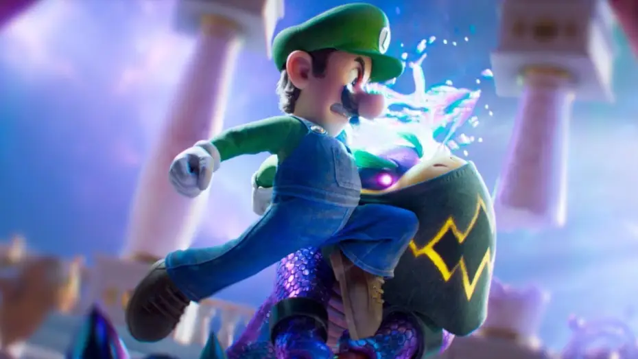 Wideo do filmu Super Mario  Galaxy. Film — Extrait Fight VF