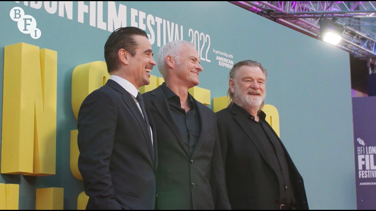 Wideo do filmu Duchy Inisherin — Colin Farrell and Brendan Gleeson on the Banshees of Inisherin red carpet at BFI LFF 2022