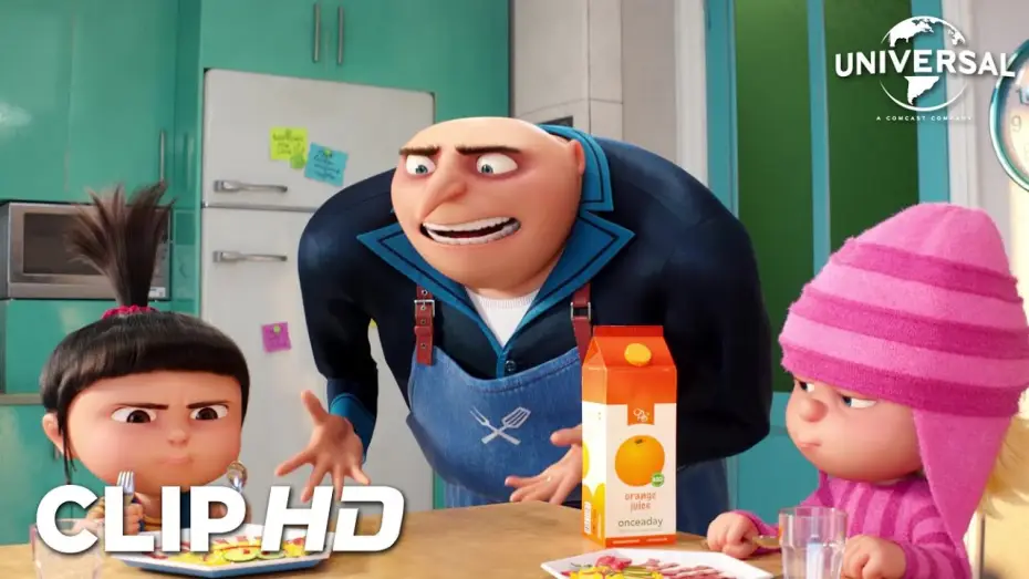 Wideo do filmu Gru i Minionki: Pod przykrywką — Clip - Gru intentado convencer a Agnes para que mienta