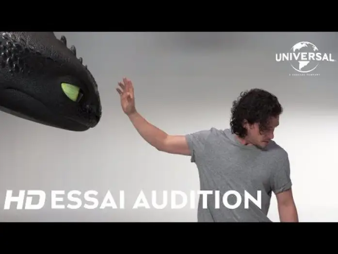 Wideo do filmu Jak wytresować smoka 3 — Dragons 3 : Le Monde Caché - Essai Audition Kit Harrington