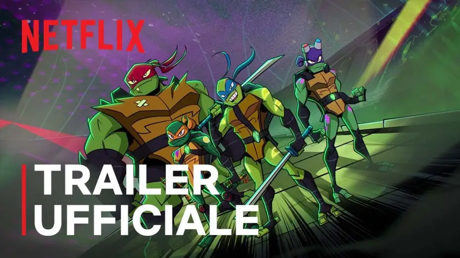Wideo do filmu Wojownicze Żółwie Ninja. Ewolucja – Film — Il destino delle Tartarughe Ninja: Il film | Trailer ufficiale | Netflix Italia