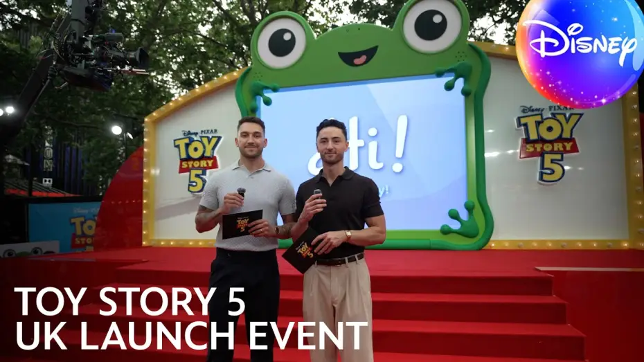 Wideo do filmu Toy Story 5 — Behind the Scenes at the Toy Story 5 UK Launch Event with Jakexmax