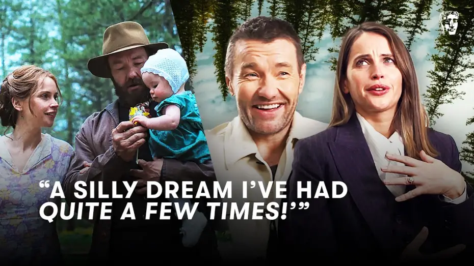 Wideo do filmu Sny o pociągach — Joel Edgerton & Felicity Jones' Hilarious Reoccurring Dreams & How They Made Train Dreams | BAFTA