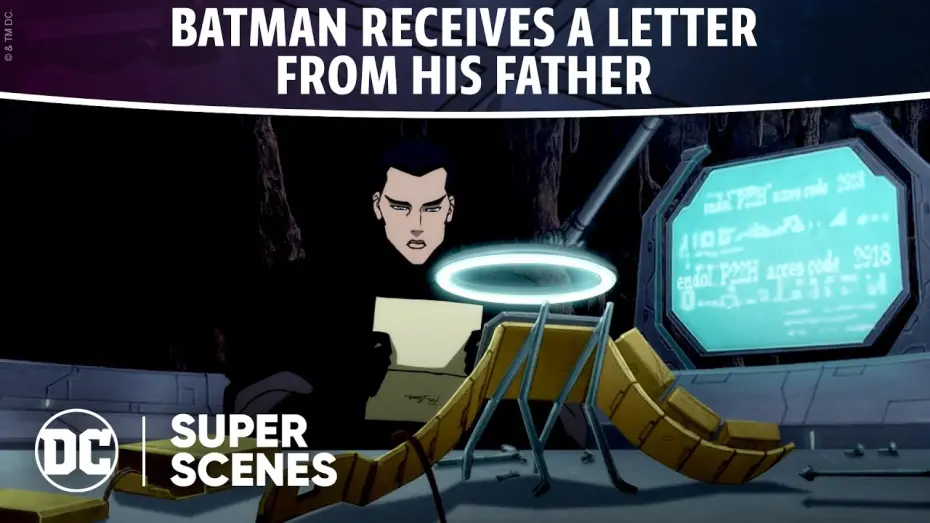 Wideo do filmu Liga Sprawiedliwych: Zaburzone kontinuum — DC Super Scenes: Batman's Letter