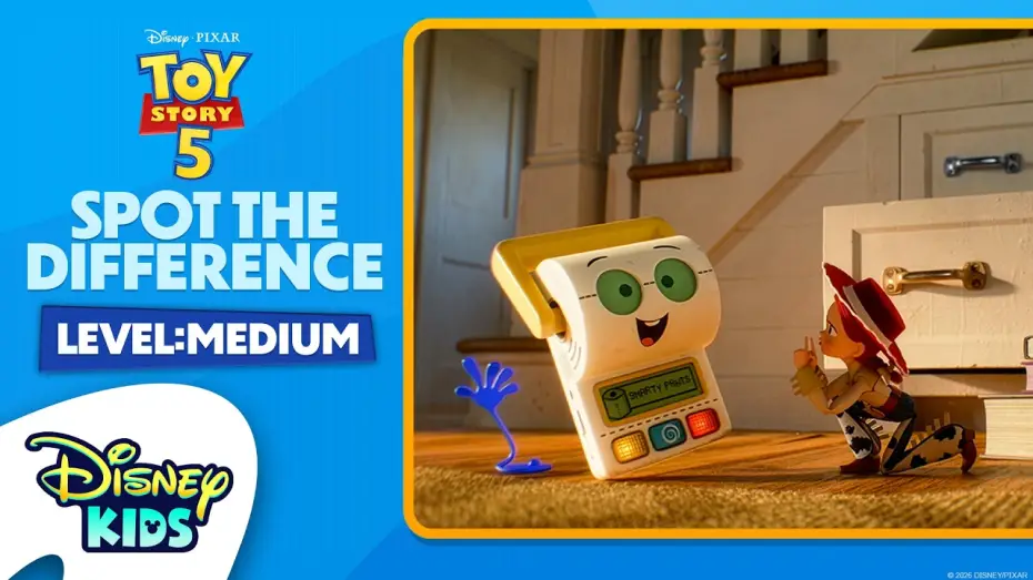 Wideo do filmu Toy Story 5 — Spot the Difference  - Toy Story 5 - Level: Medium