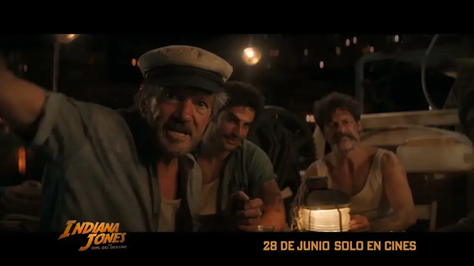 Wideo do filmu Indiana Jones i artefakt przeznaczenia — Anuncio: '¿Quién es este hombre?'