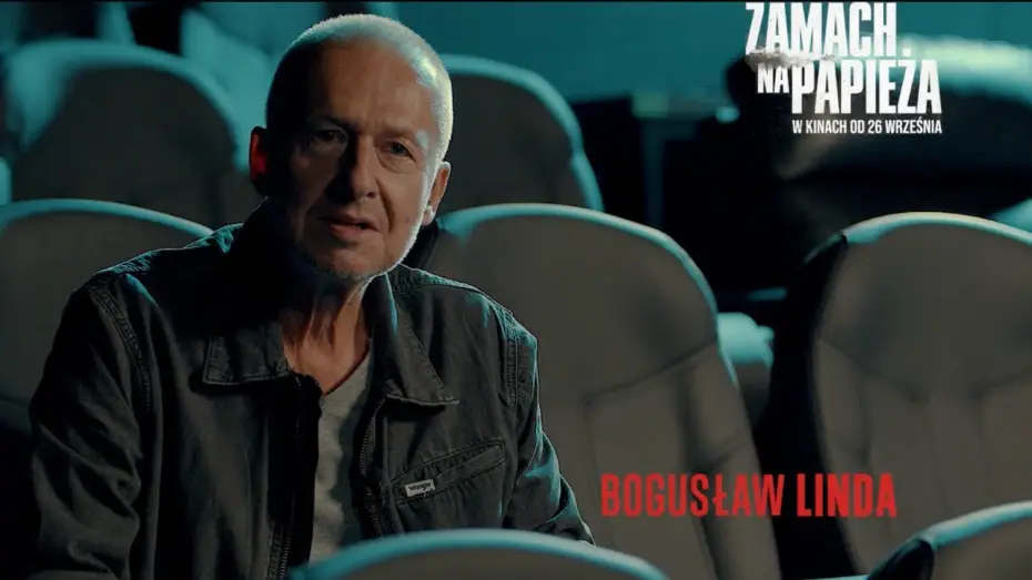 Wideo do filmu Zamach na papieża — Bogusław Linda zaprasza do kin