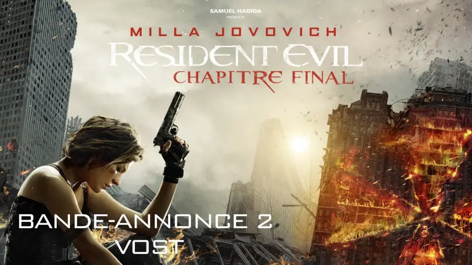 Wideo do filmu Resident Evil: Ostatni Rozdział — RESIDENT EVIL CHAPITRE FINAL - Bande-annonce 2 - VOST