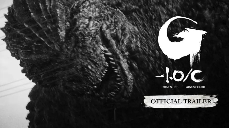 Wideo do filmu Godzilla Minus One — Minus Color Official Trailer [Subtitled]