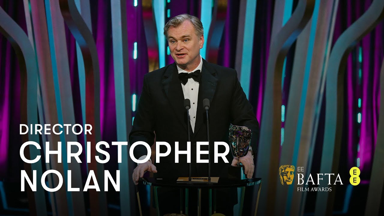 Wideo do filmu Oppenheimer — Christopher Nolan wins Director for Oppenheimer | EE BAFTA Film Awards 2024
