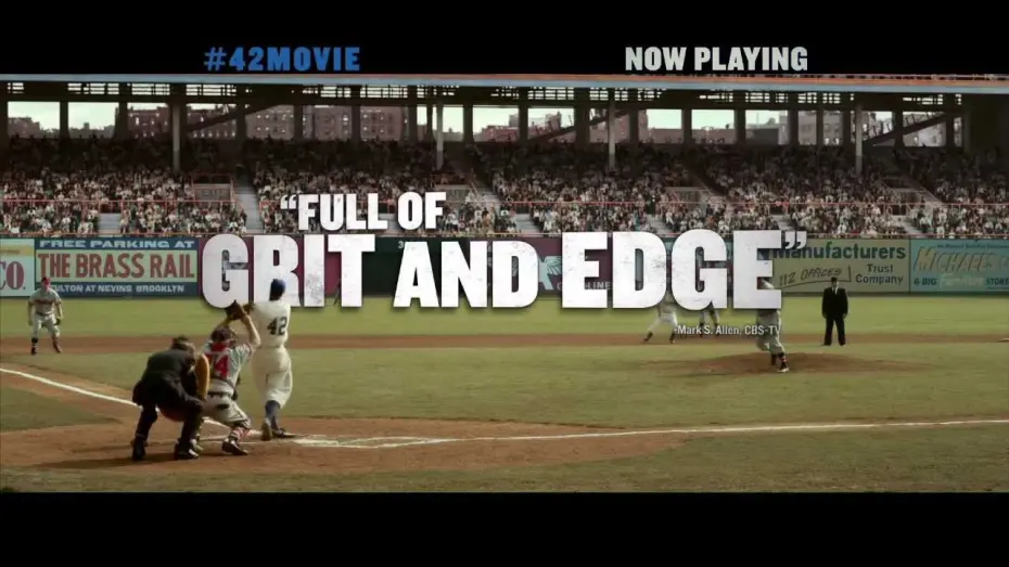 Wideo do filmu 42. Prawdziwa historia amerykańskiej legendy — 42 - #1 Movie in America